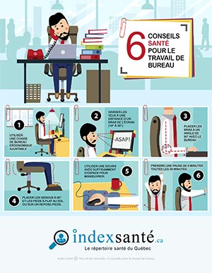 6 conseils pour le travail de bureau