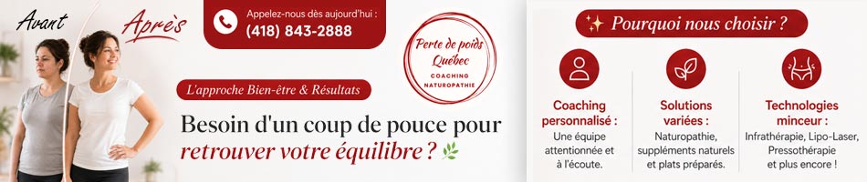 Perte de poids Québec - Coaching et naturopathie